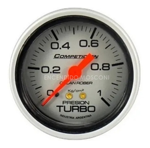 Imagen 1 de 8 de Presion De Turbo Orlan Rober Competicion Mecanico 60 Mm
