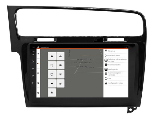 Multimidia Vw Golf Mk7 14/19 Android 14 2gb 32gb 9p Carplay