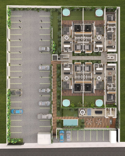 Imagen 6 de 18 de Departamento 110m2 Balcón 2 Recamaras 2 Baños Y Medio Mejor Zona De Temozón Norte Seguridad 24 Hrs Amenidades Piscina Salon Con Aire Roof Garden Mérida Ciudad Mas Segura Oportunidad De Inversion