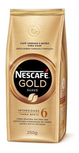 Imagen 1 de 1 de Café Gold Para Filtro Nescafé Tostado Y Molido Intenso 250g