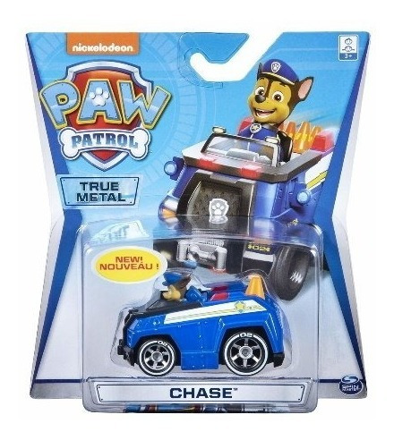 Paw Patrol Vehic Metal Clasico Fig Fija Int 16782d Original