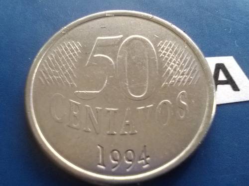 Monedas De Brasil 50 Centavos 1994 Money Argentina 