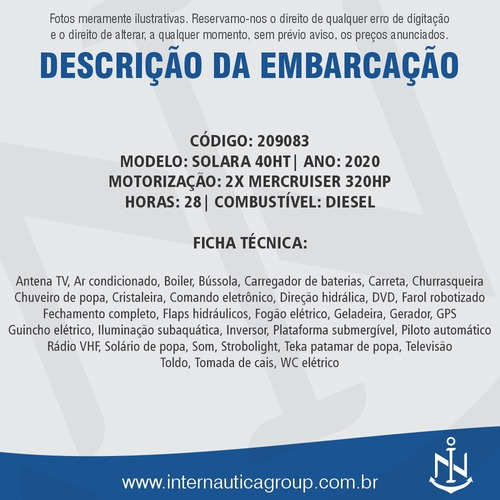 Imagem 2 de 15 de Solara 40 Ht 2020 Phantom Schaefer Focker Solara Trit