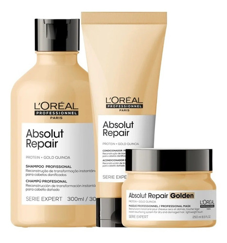 L'oréal Professionnel Gold Quinoa Tratamento Kit Leve