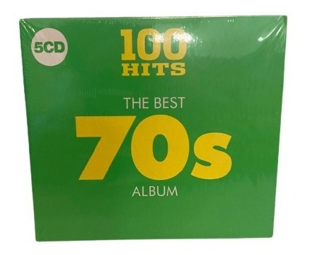 Various  100 Hits The Best 70s Album 5cd Eu Nuevo