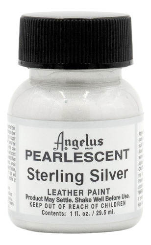 Pintura Acrílica Angelus 1 Oz Color Sterling Silver