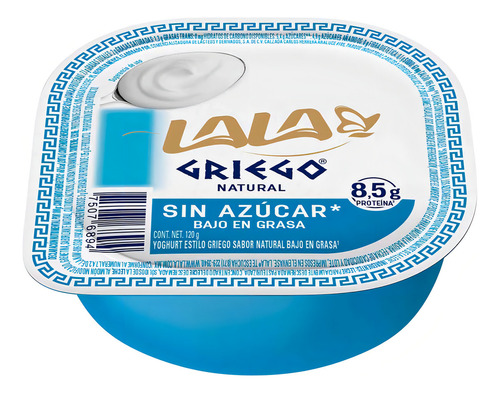 Yoghurt Lala Griego Natural Sin Azúcar 120 g