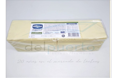 Queso Ementhal Milkaut 192 Fetas/cheddar