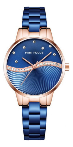 Reloj Para Mujer Mini Focus Mf0263l Mfa0803 Azul