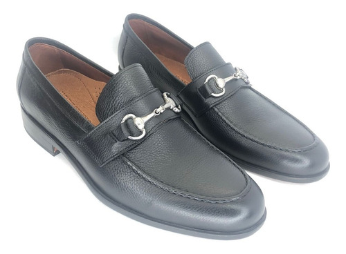 Mocasin Clasico Hombre 100% Cuero Vacuno Suela Groupon Risso