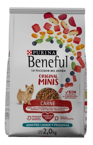 Alimento Para Perro Beneful Minis Raza Pequeña Adulto 2 Kg