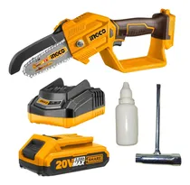 Comprar Mini Motosierra 5 20v Incluye Bateria 2ah Y Cargador Ingco Color Amarillo