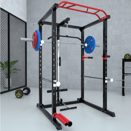 Squat Rack Pesas Torre Jaula Power Cage Gym Multifuncional