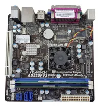 Comprar Placa Mãe Asrock Ad525pv3 Com Intel Atom D525 + 4 Giga Ddr3