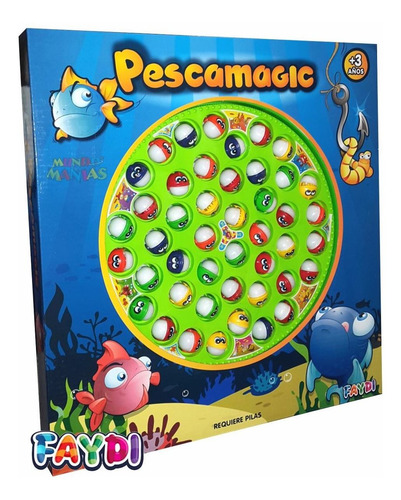 Imagen 2 de 6 de Pescamagic Juego De Pescar Original Faydi Mundo Manias