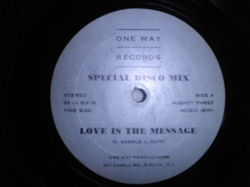 Disco Mix Vinyl Importado Mfsb - Love Is The Message (1981)