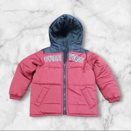 Campera Con Polar Combinada Free Time Nene