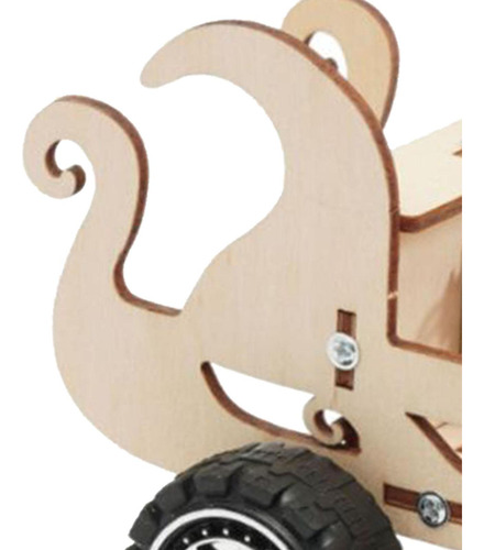 Kits De Ciencia De Coche Con Control De Voz De Madera,