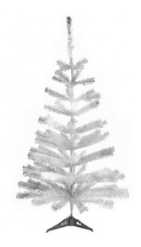 Árbol De Navidad Premium 1,40 Mts Gofrado Blanco