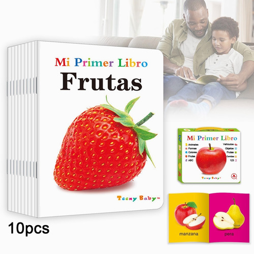 Mi Primer Libro/cofre 10 Libritos/aprender/niños/libro Bebés