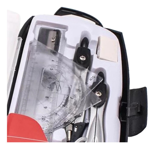 Matemáticas Geometría Kit Transportador Brújula