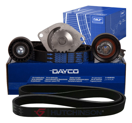 Distribución Dayco + Bba + Poly-v  C3 Air 1.6 16v 2014 2015