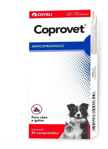 Coprovet 20 Comprimidos | Anticoprofágico Para Cães E Gatos