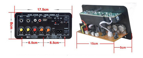 Amplificador De Potencia De Sonido Estéreo De Licencia 4.2