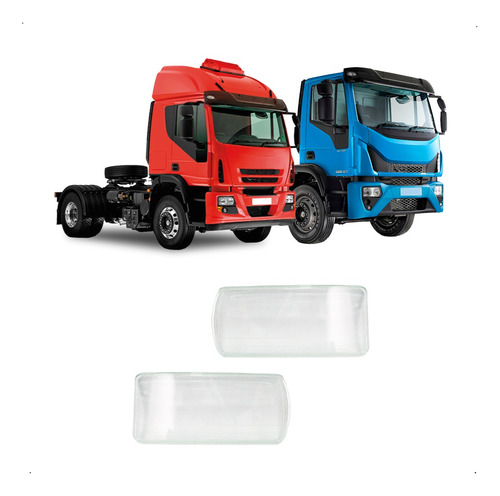 Juego Lentes De Vidrio P/ Optica Iveco Stralis Tector Cursor