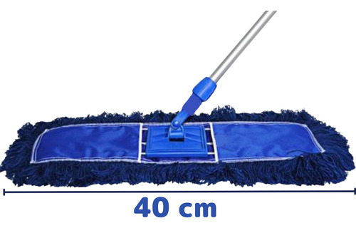 Mop Pó Eletrostático 40cm - Armação Dobrável + Refil