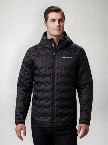 Campera Hombre Columbia Delta Capucha Termica Impermeable