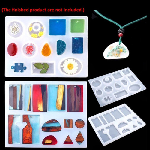 Resina De Moho Epoxi Silicona Joyería Fundición 277 Piezas