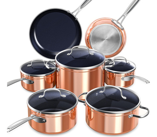 Nuwave Healthy Duralon Juego De Utensilios De Cocina Con