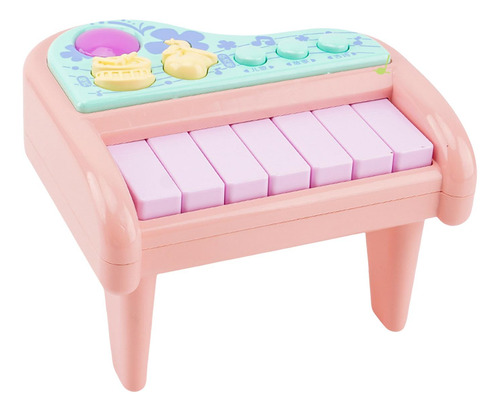Juguete De Piano Para Bebé, Juguete De Aprendizaje Con Rosa