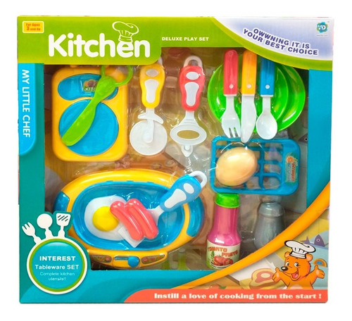 Set De Cocina C Accesorios Y Balanza  Kitchen 070 Canalejas