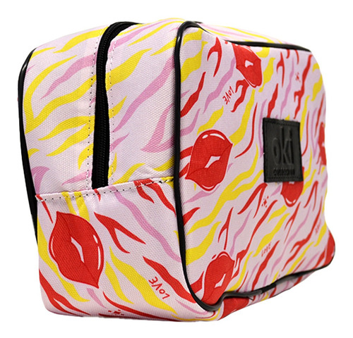 Imagen 2 de 4 de Neceser Organizador Cosmeticos Lips Labios Besos