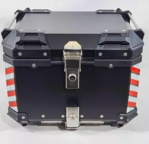 Maleta Para Moto Universal Top Case Metal 45 Lts. Con Forro