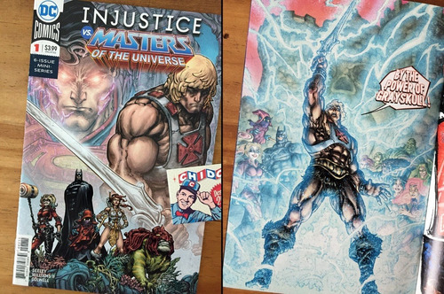 Comic - Injustice Vs Masters Of The Universe #1 He-man Motu