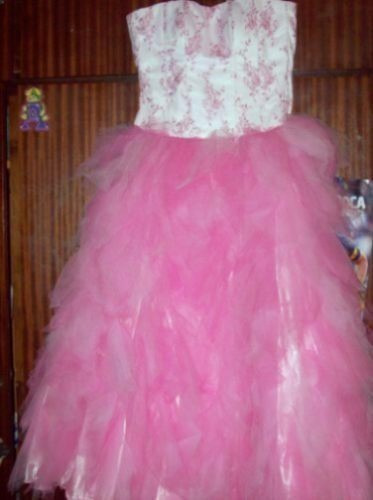 Vestido De 15 Años Con Capas De Tul Y Corset Bordado !!!