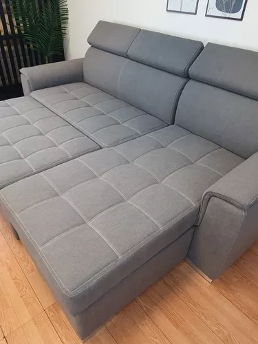 Sillon Sofa Cama Rinconero 3 Cuerpos 2 Plazas Usb Cabezales