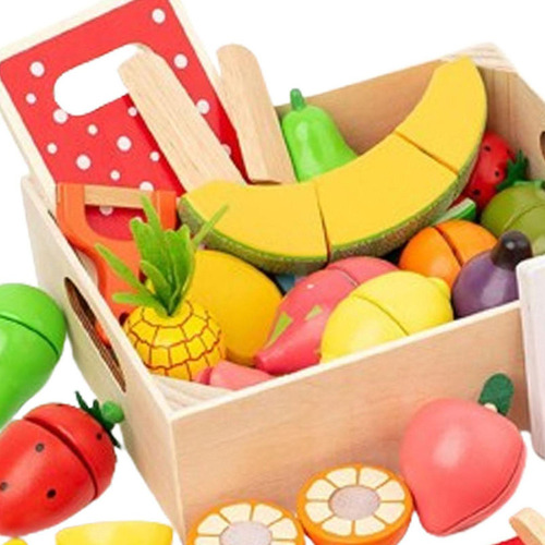 19 Uds. Juguetes De Cocina Para Cortar , Cortar Alimentos