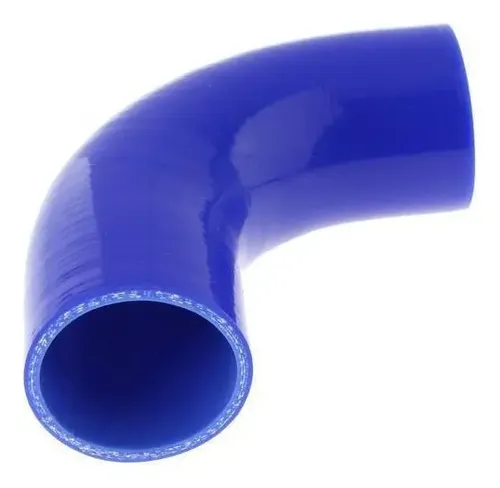 Manguera De Admisión De Silicona Para Coche - Codo 90 Grados, 2.0 Pulgadas, Color Negro/Azul