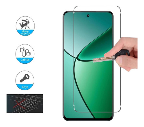 Funda Uso Rudo Cámara Protección Para Realme 12 4g+ Mica Negro Realme 12 4g / Realme 12 Plus