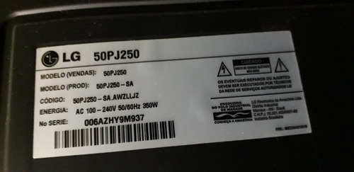 Placa Buffer Tv Lg 50pj350 50pj250 (Usado)