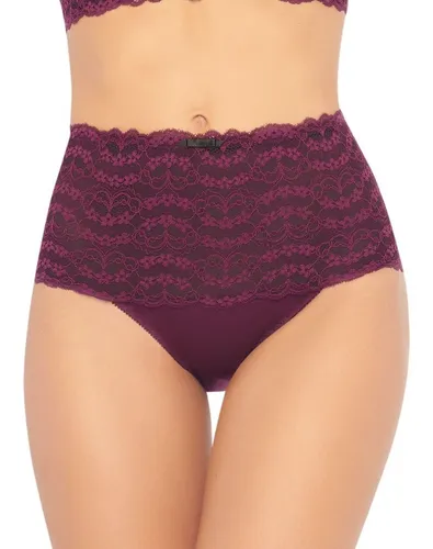 1538 Panty Alta Control Faja Ilusion Lenceria Algodo Encaje