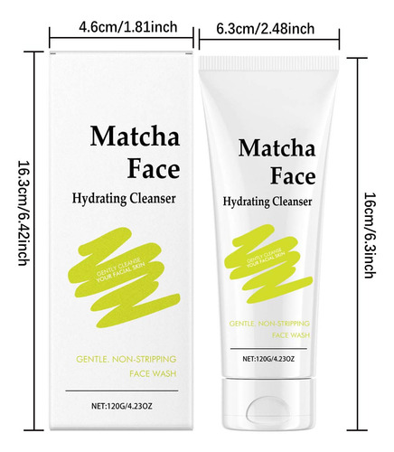 Jabón Facial Enriquecido Con Matcha Para Todo Tipo De Piel,