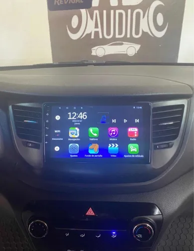 Multimedia 9 Android 12 2gb Tucson 2015+ Wifi Gps Cámara Rev
