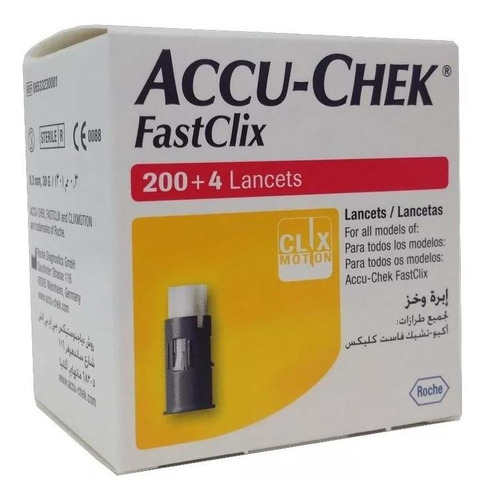 Accu-chek Fastclix 204 Lancetas