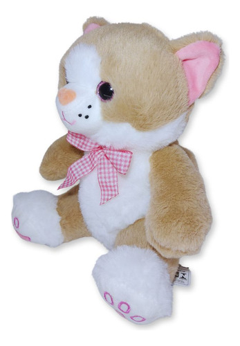 Gato De Pelúcia Sentado Fofinho Ideal Para Dormir Arlo