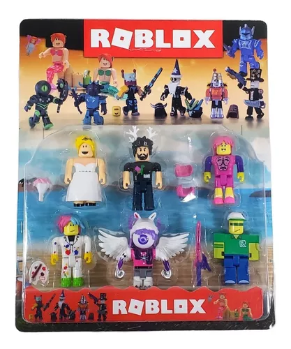 Kit roblox 4 personagens mais acessorios. em Promoção na Americanas